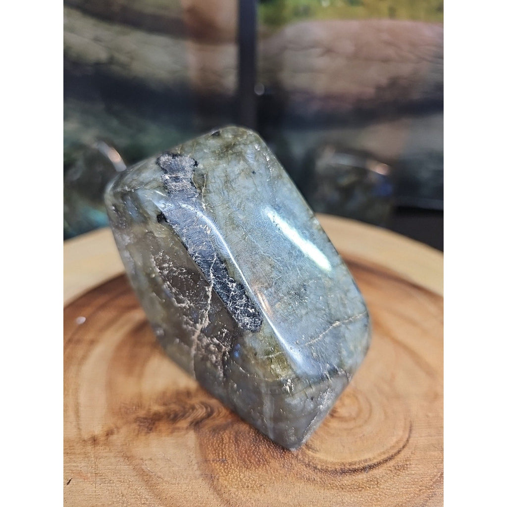 1.29lb Natural Rainbow Labradorite Crystal Gem Spectrolite Stone | Mineral Specimens | Wiccan Center