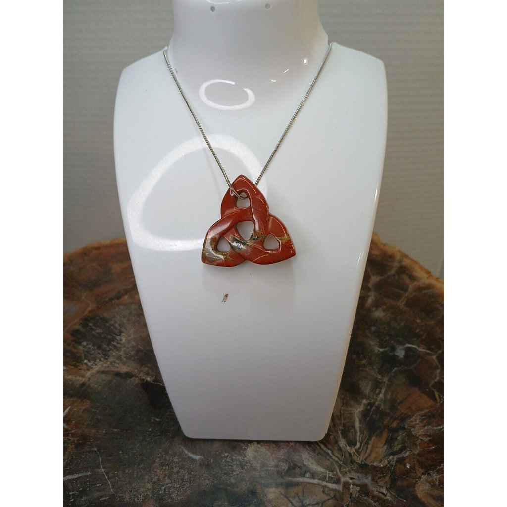 Ocean Jasper Agate Necklace — 925 Sterling Silver Chain