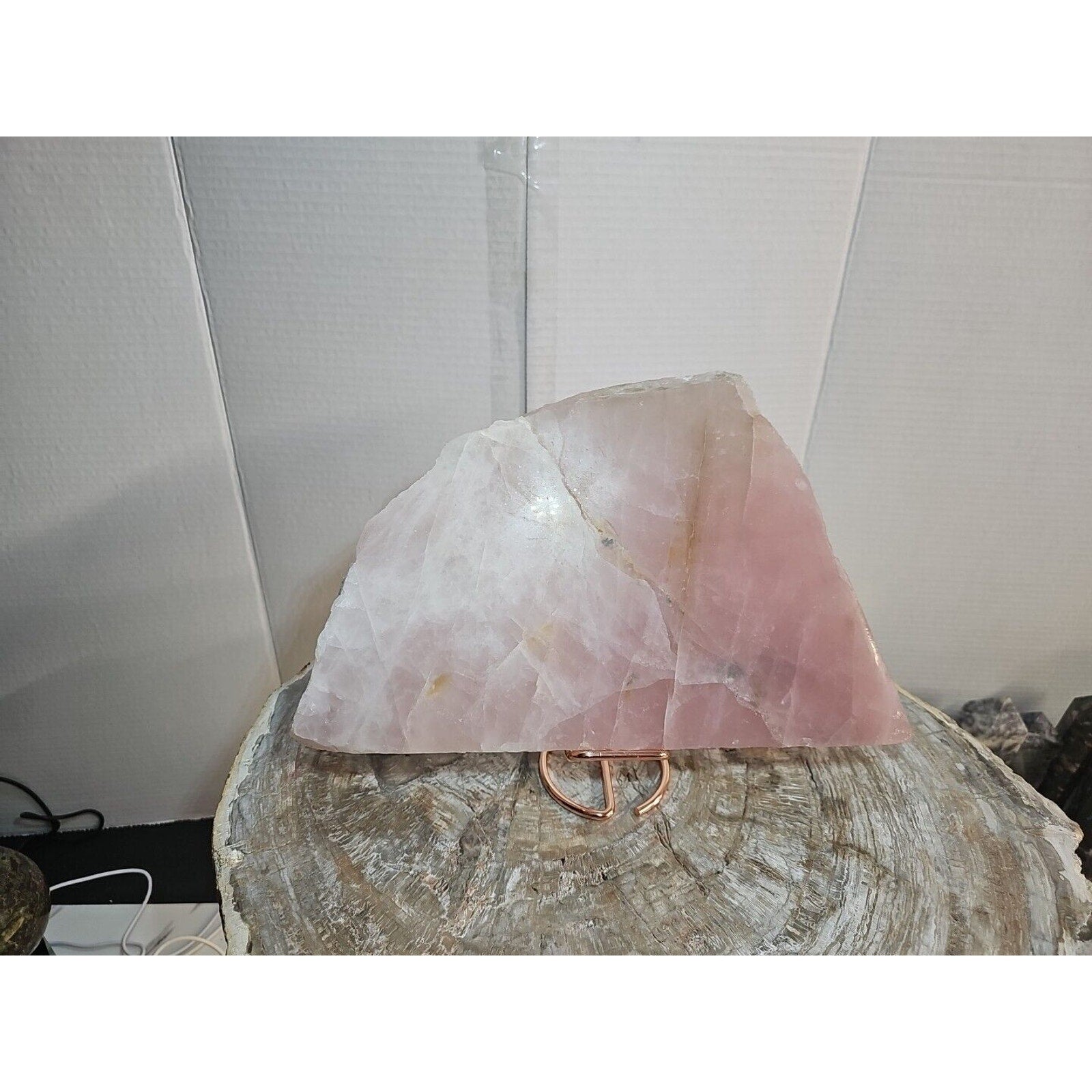 Natural Rose Quartz Crystal Stone Slices — 5.72 lbs from China | CrystalCloud Company | Mineral Specimens | Wiccan Center