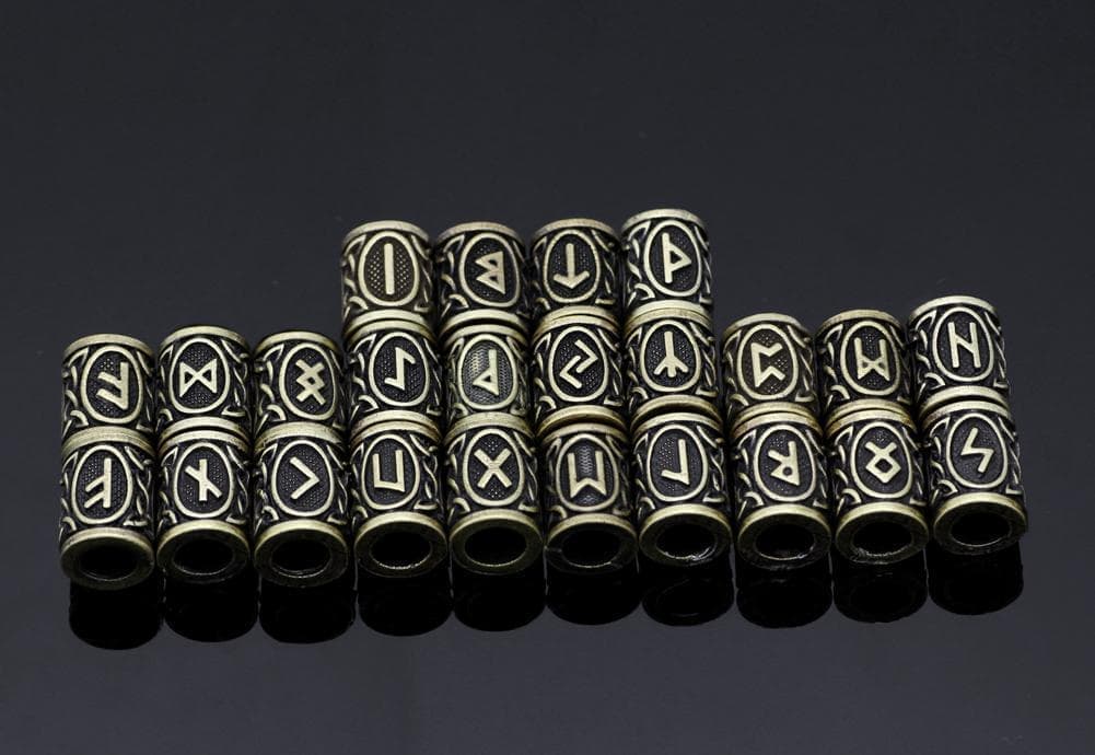 Vikings Rune Beard & Hair Beads Set | Beads | Wiccan Center