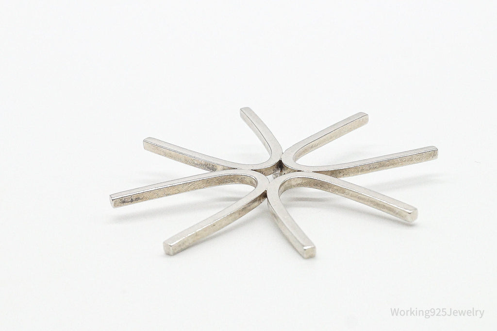 Large Vintage Modernist Sterling Silver Pendant | Jewelry > Necklaces > Pendants | Wiccan Center