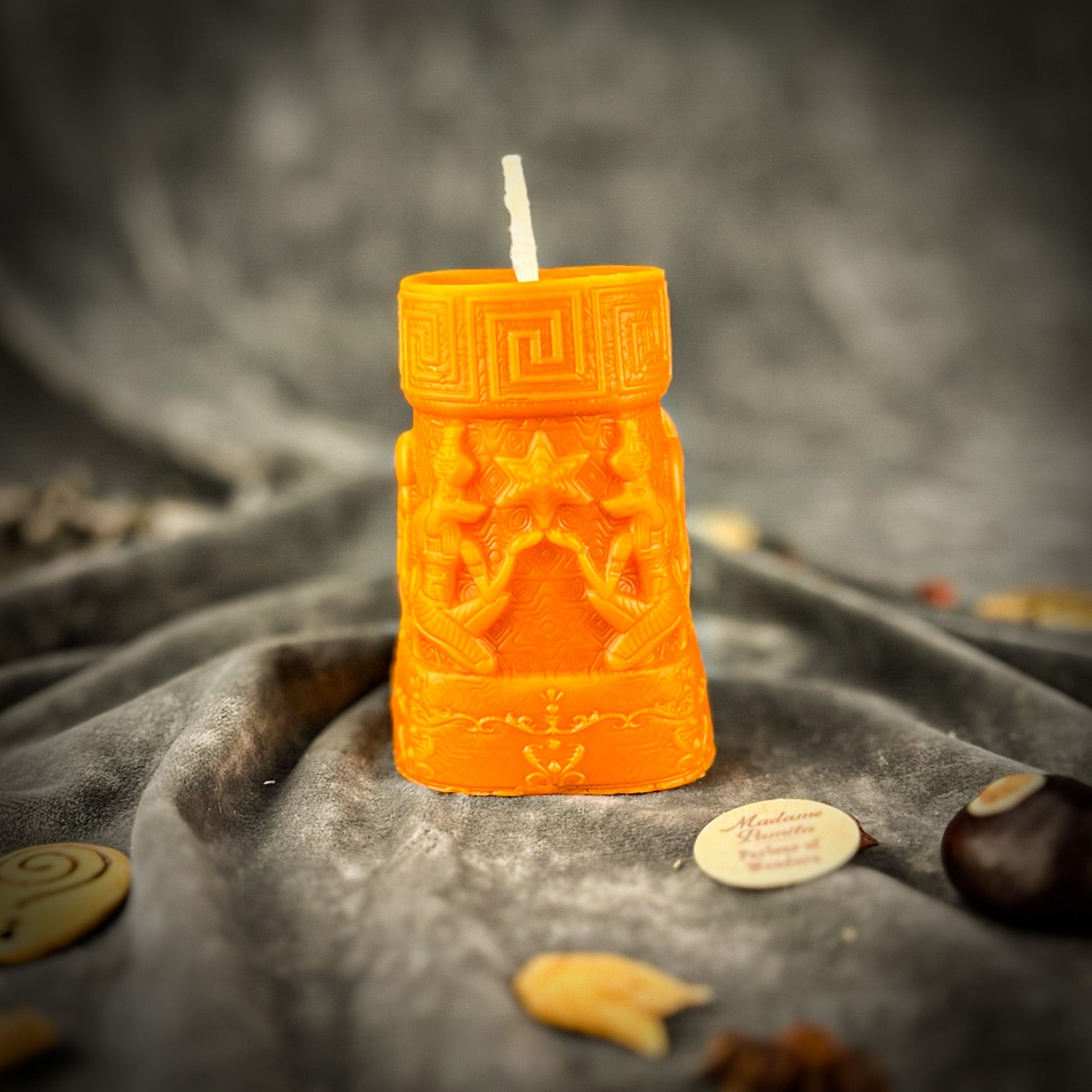 Anubis and Horus Egyptian Pillar Candle Spell Kit - Protection & Divine Guidance | Candle Spell Kit | Wiccan Center