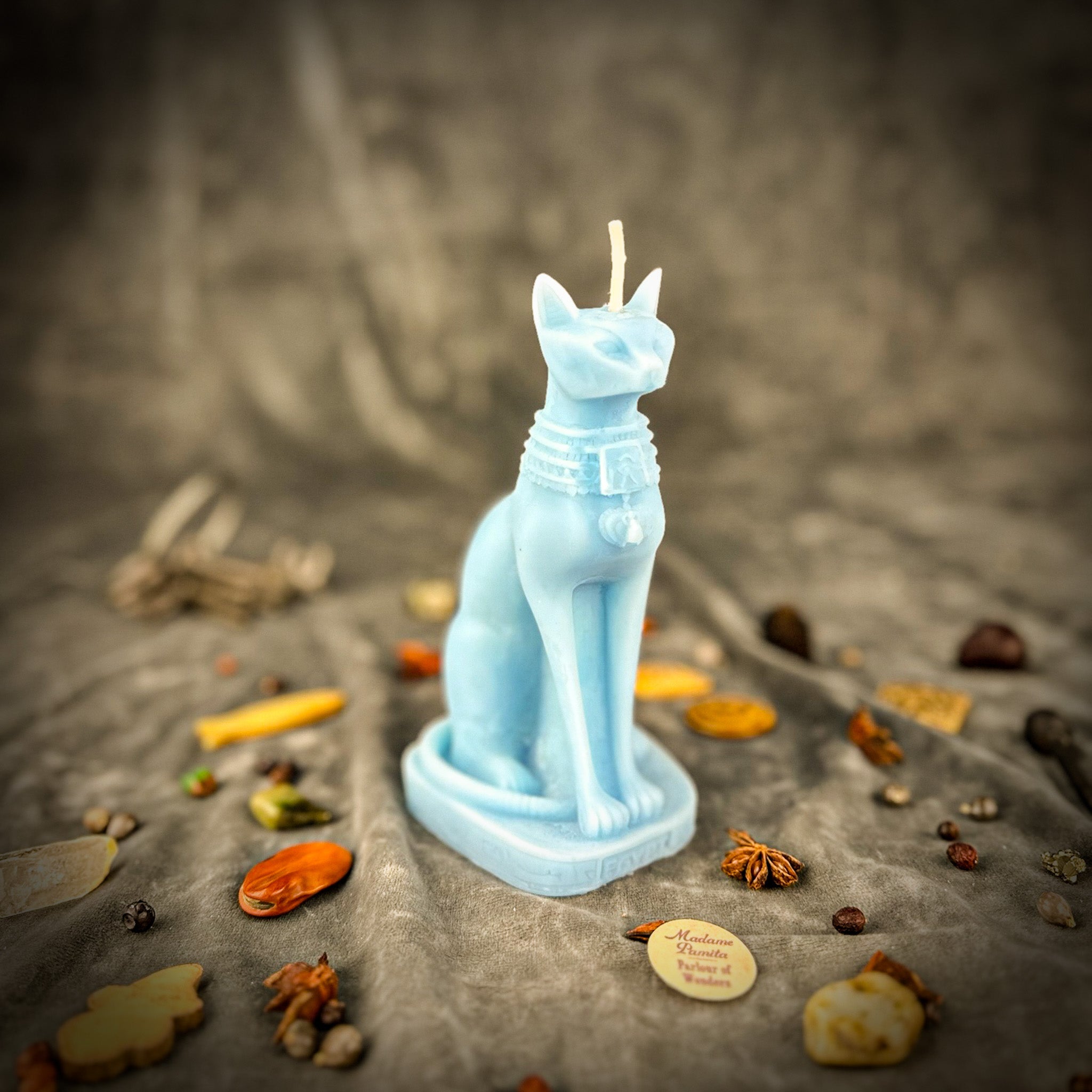 Bast Candle Spell Kit - Egyptian Goddess Protection & Fertility Magic | Candle Spell Kit | Wiccan Center