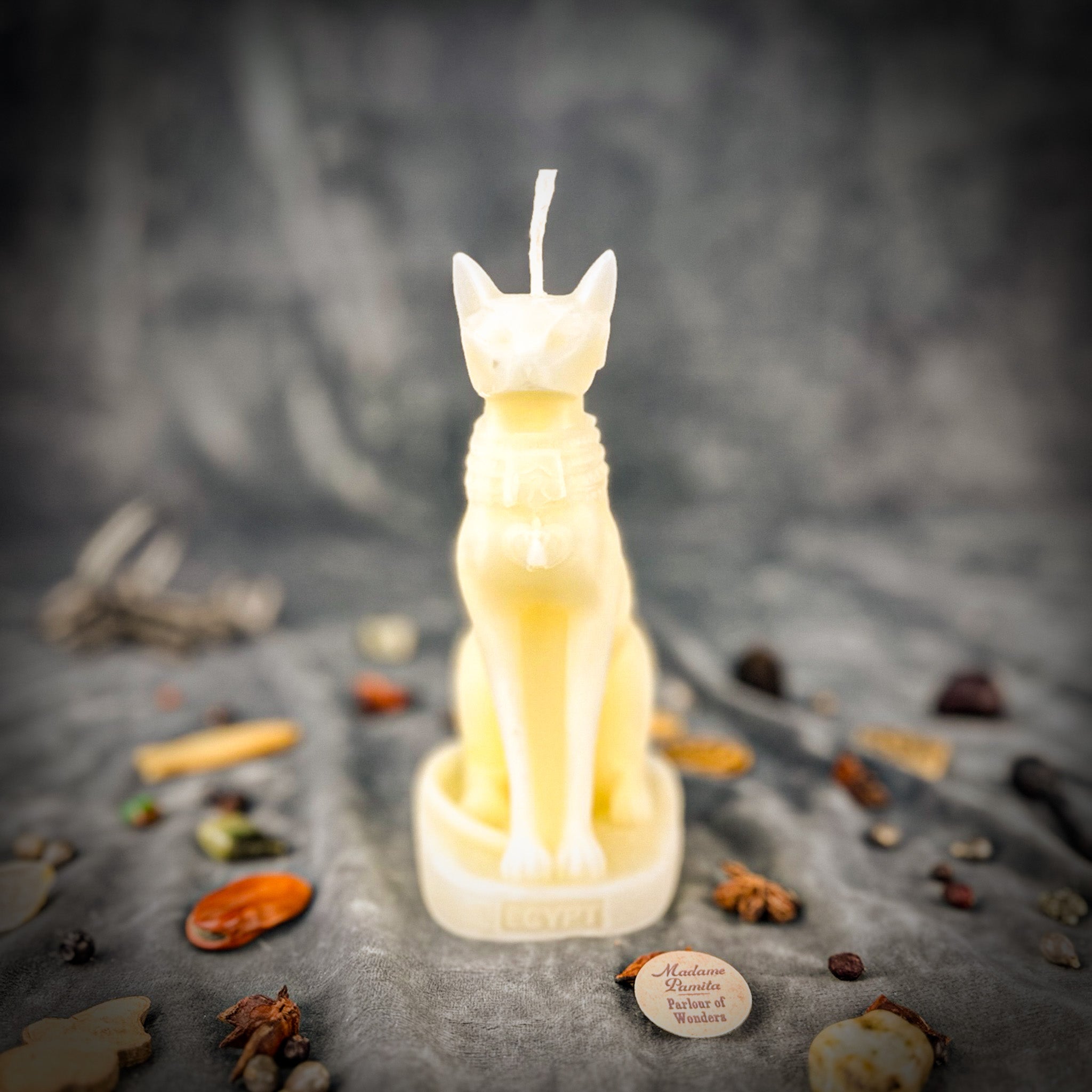 Bast Candle Spell Kit - Egyptian Goddess Protection & Fertility Magic | Candle Spell Kit | Wiccan Center