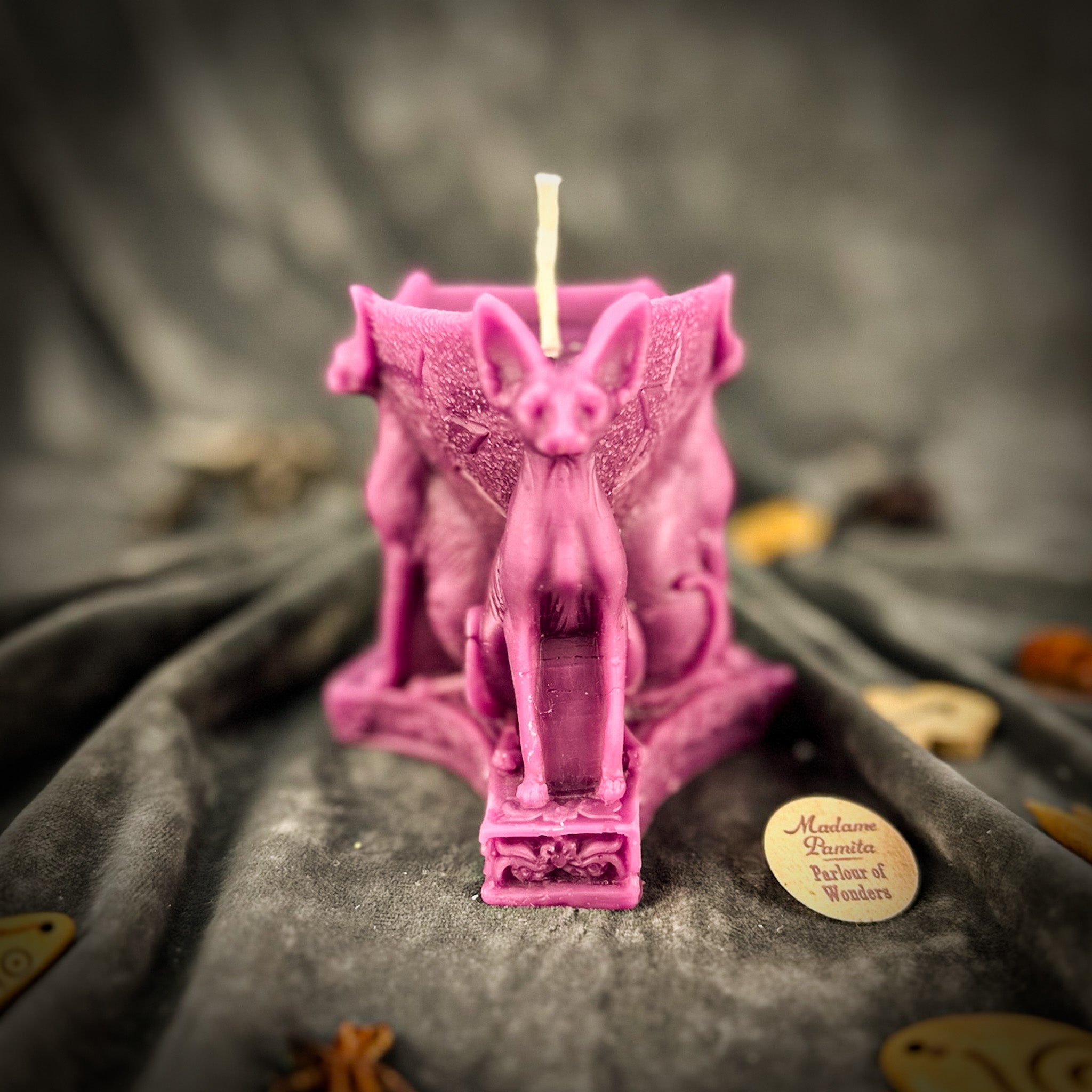 Bastet Triple Protection Candle Spell Kit - Goddess Protection & Family Magic | Candle Spell Kit | Wiccan Center
