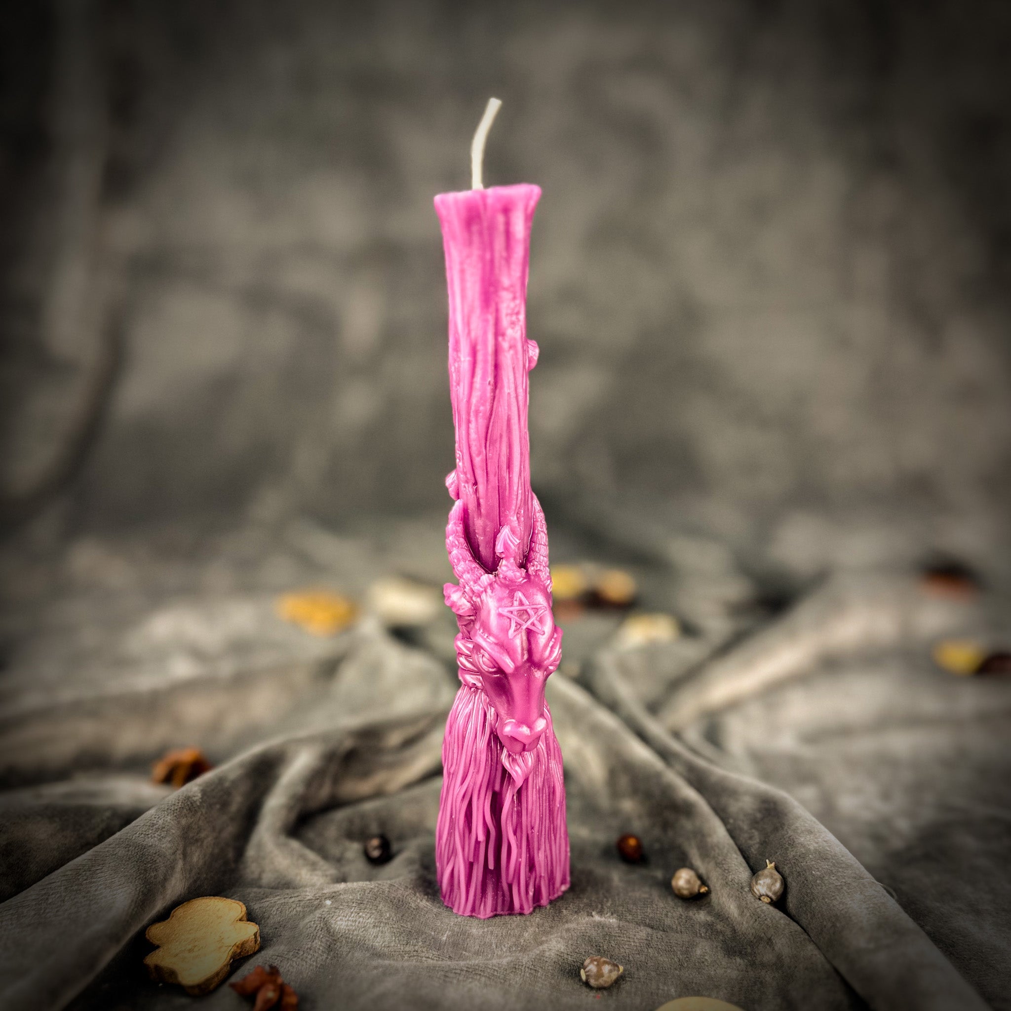 Sacred Goat Broom Candle Spell Kit - Banishing and Protection | Candle Spell Kit | Wiccan Center