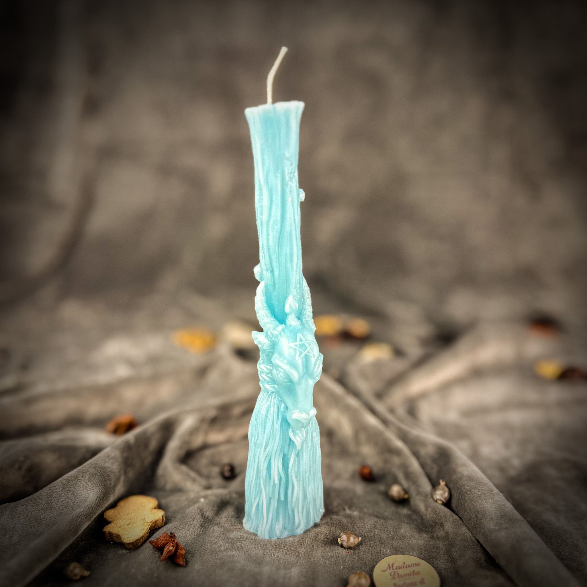 Sacred Goat Broom Candle Spell Kit - Banishing and Protection | Candle Spell Kit | Wiccan Center