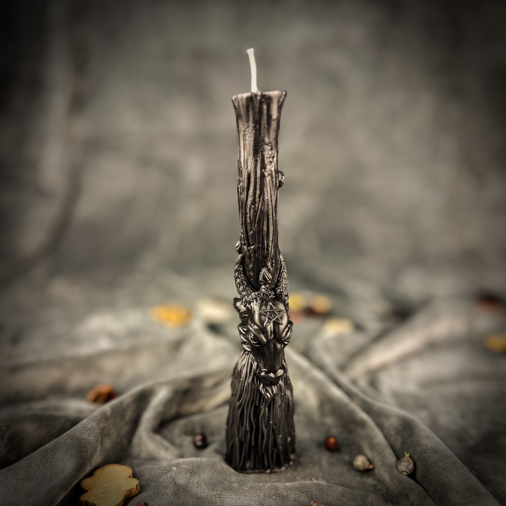 Sacred Goat Broom Candle Spell Kit - Banishing and Protection | Candle Spell Kit | Wiccan Center