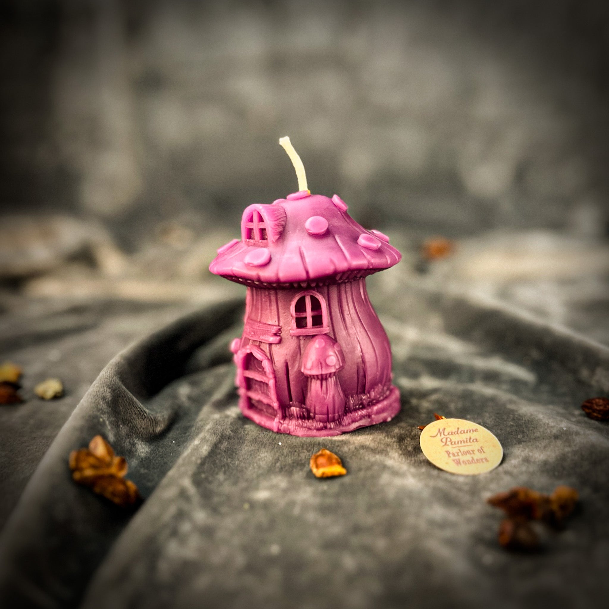 Cleansing Mushroom Fairy Hut Candle Spell Kit - Purification & Renewal Magic | Candle Spell Kit | Wiccan Center