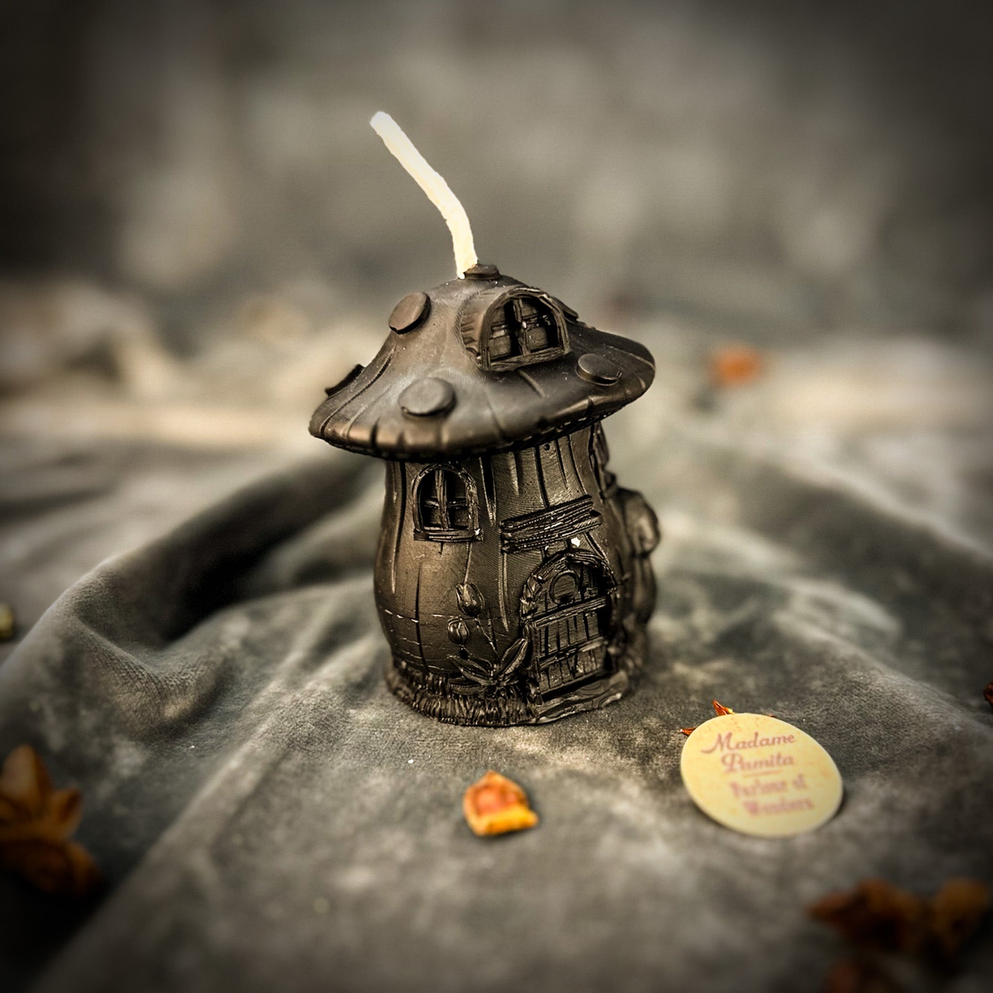 Cleansing Mushroom Fairy Hut Candle Spell Kit - Purification & Renewal Magic | Candle Spell Kit | Wiccan Center
