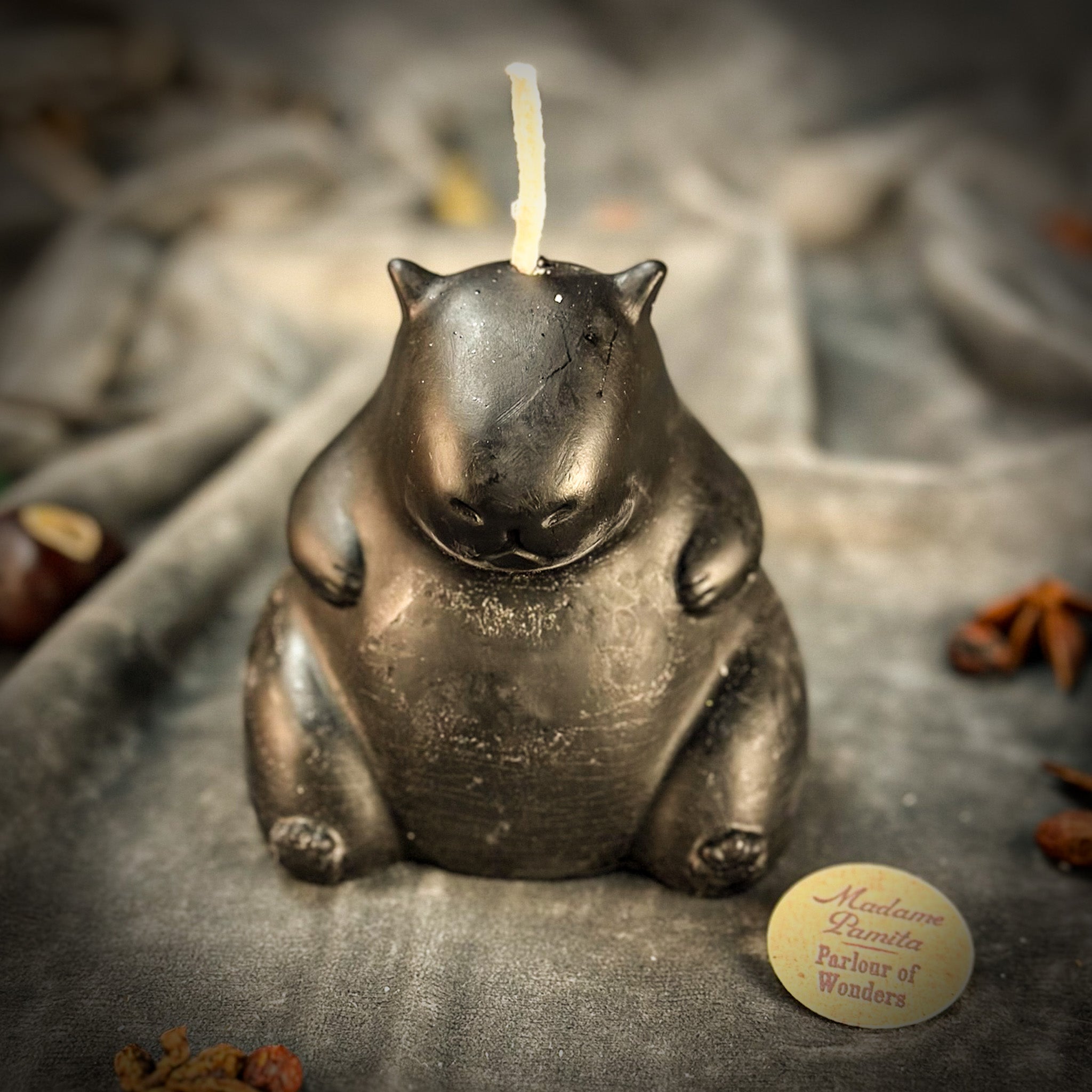 Cuddly Capybara Cooperation Candle Spell Kit - Harmony & Teamwork | Candle Spell Kit | Wiccan Center