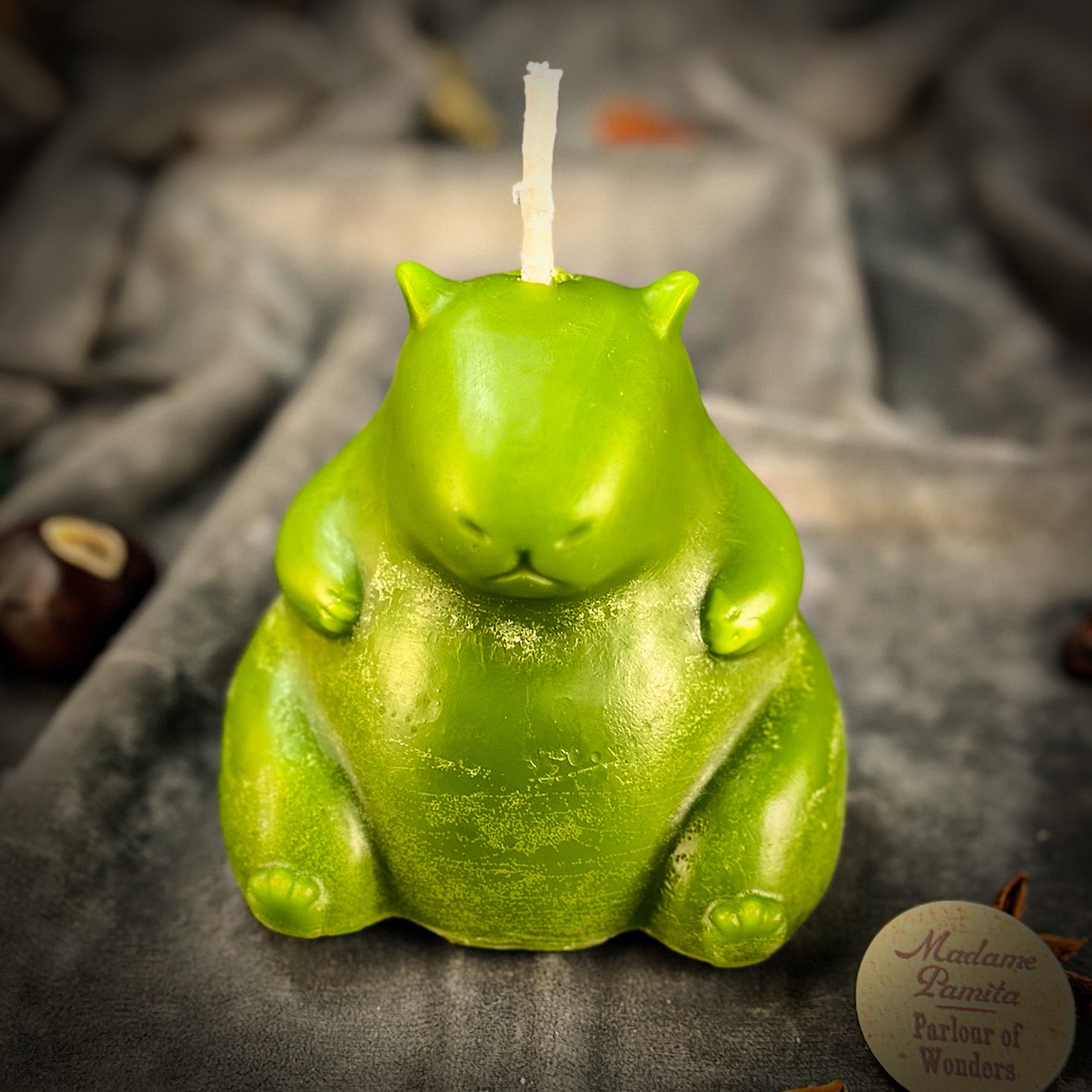Cuddly Capybara Cooperation Candle Spell Kit - Harmony & Teamwork | Candle Spell Kit | Wiccan Center