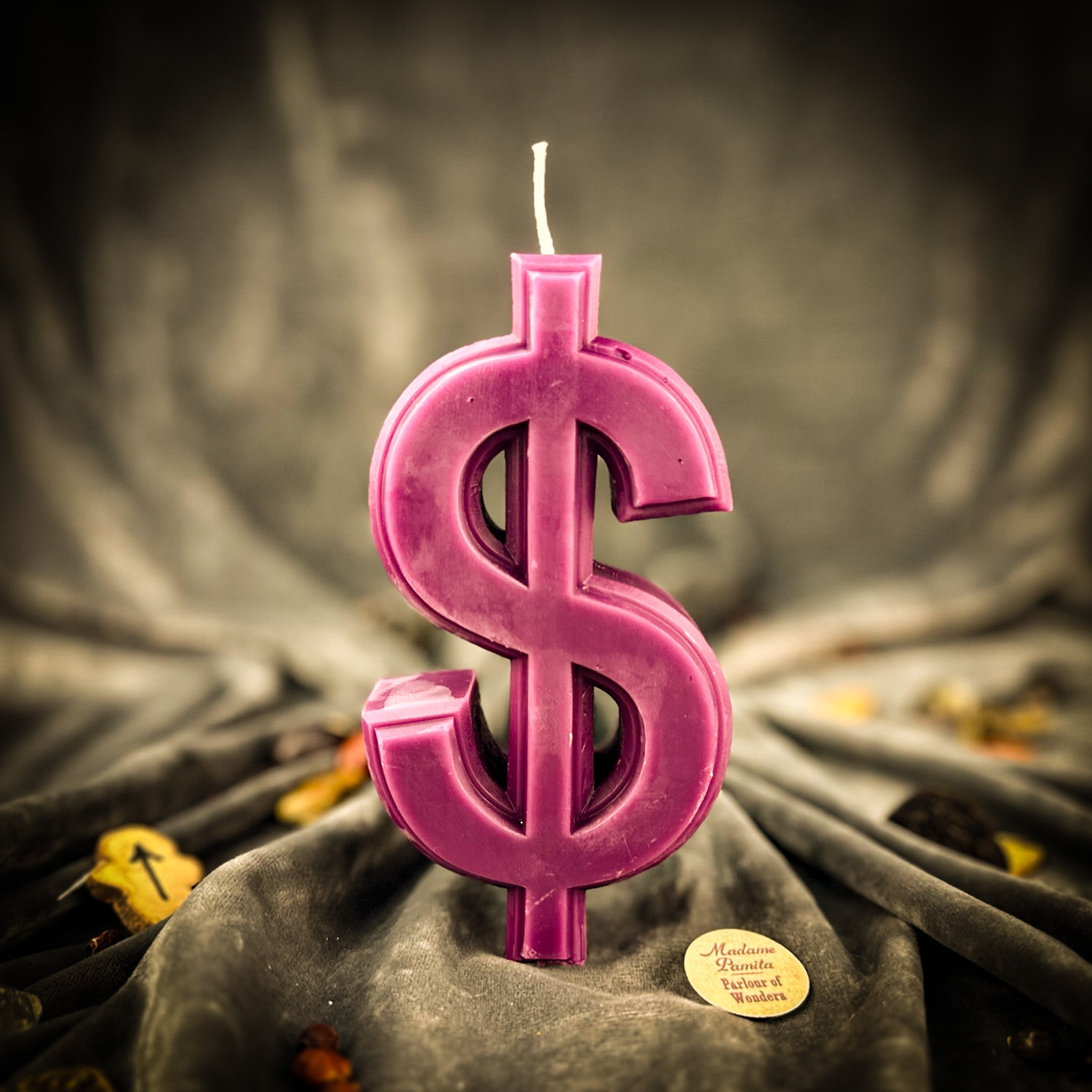 Dollar Sign Candle Spell Kit - Wealth & Luxury Magic | Candle Spell Kit | Wiccan Center