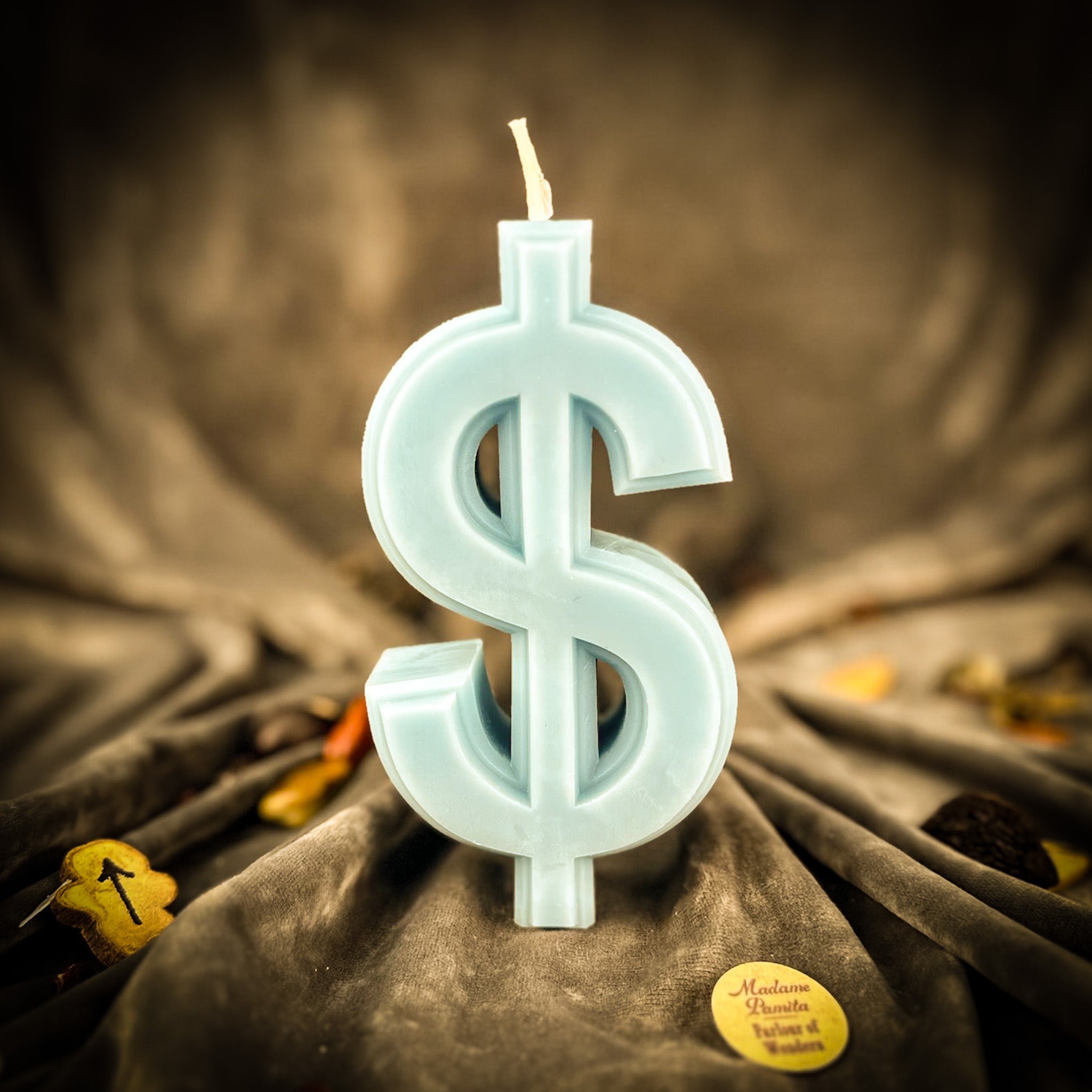 Dollar Sign Candle Spell Kit - Wealth & Luxury Magic | Candle Spell Kit | Wiccan Center
