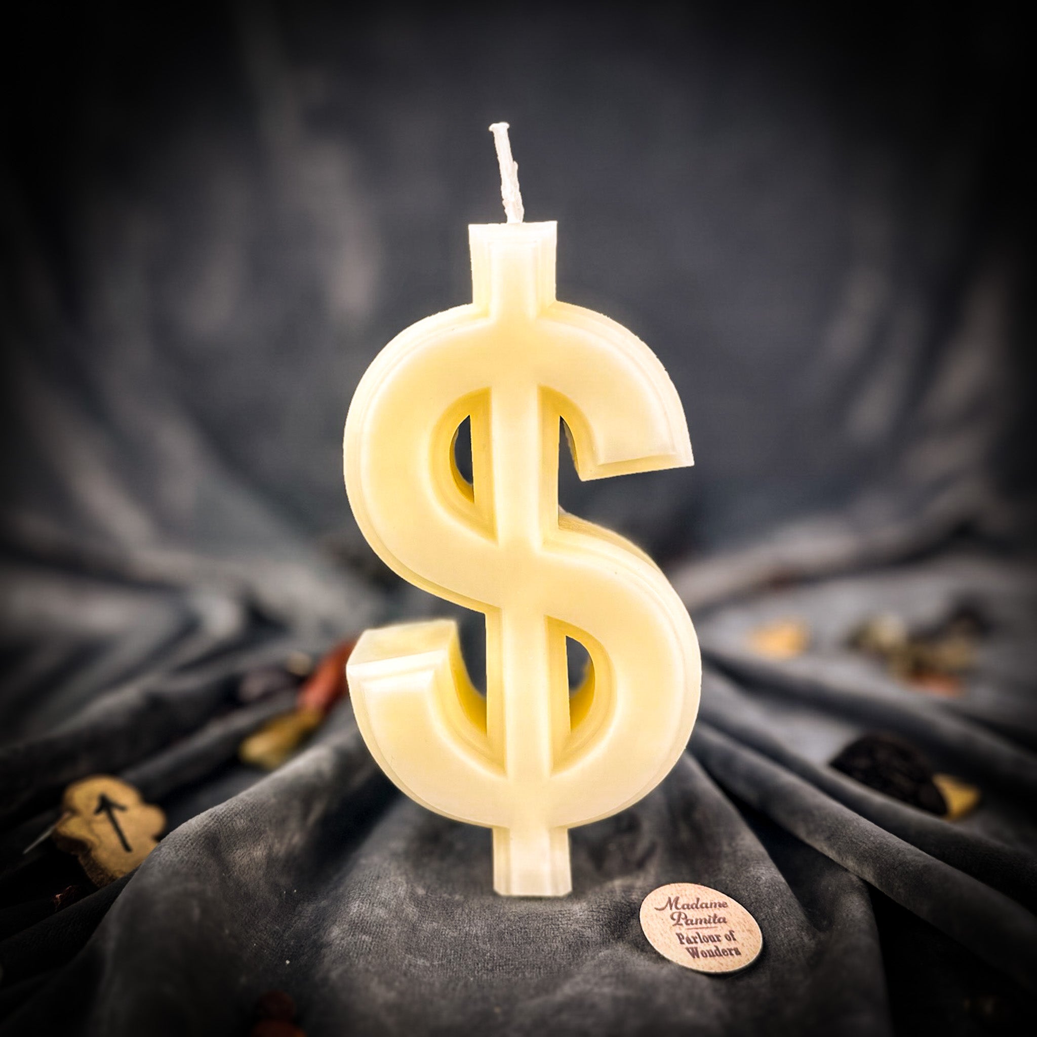 Dollar Sign Candle Spell Kit - Wealth & Luxury Magic | Candle Spell Kit | Wiccan Center