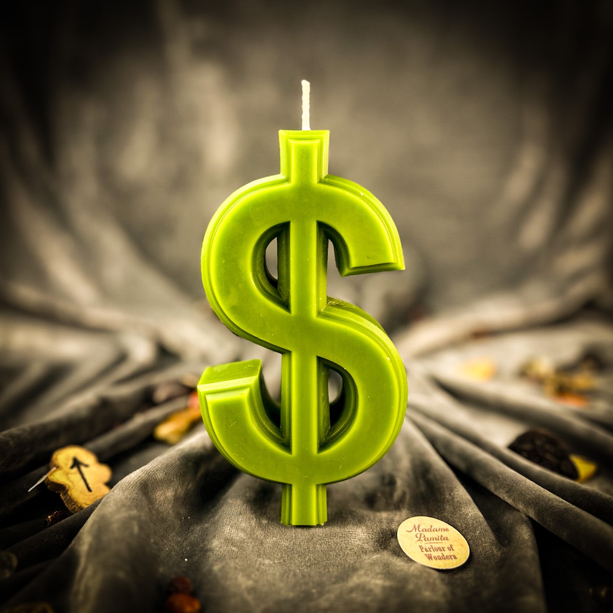 Dollar Sign Candle Spell Kit - Wealth & Luxury Magic | Candle Spell Kit | Wiccan Center