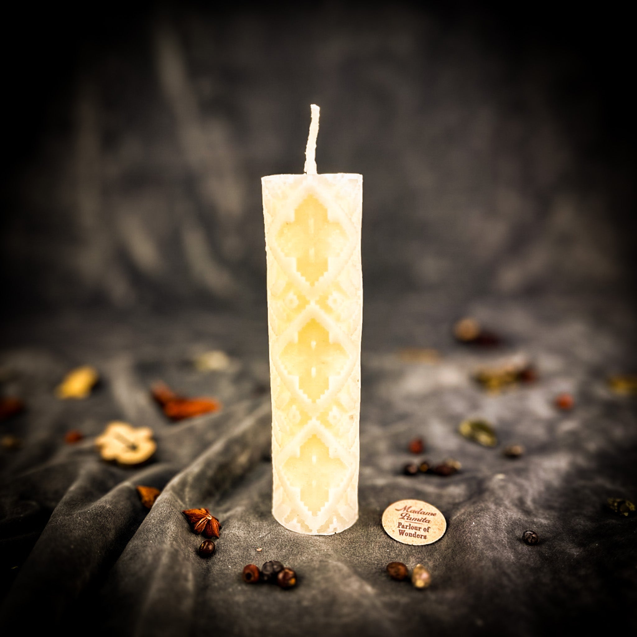 Khrest Cross of Protection and Plenty Pillar Candle Spell Kit - Sacred Balance & Abundance Magic | Candle Spell Kit | Wiccan Center