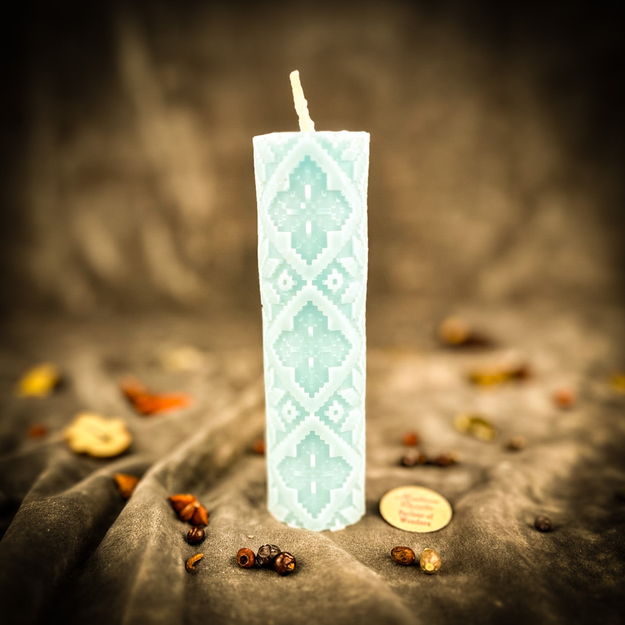 Khrest Cross of Protection and Plenty Pillar Candle Spell Kit - Sacred Balance & Abundance Magic | Candle Spell Kit | Wiccan Center