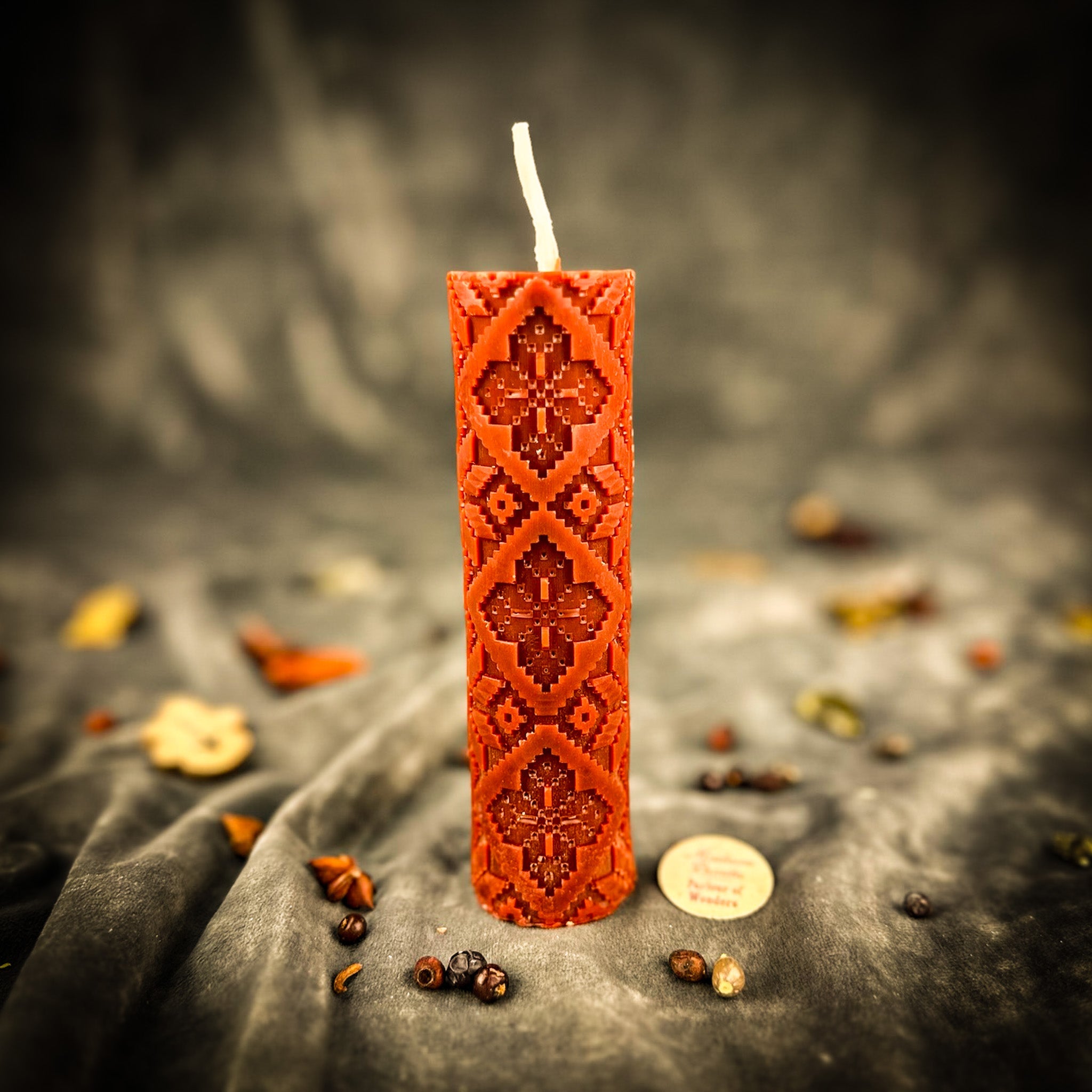 Khrest Cross of Protection and Plenty Pillar Candle Spell Kit - Sacred Balance & Abundance Magic | Candle Spell Kit | Wiccan Center
