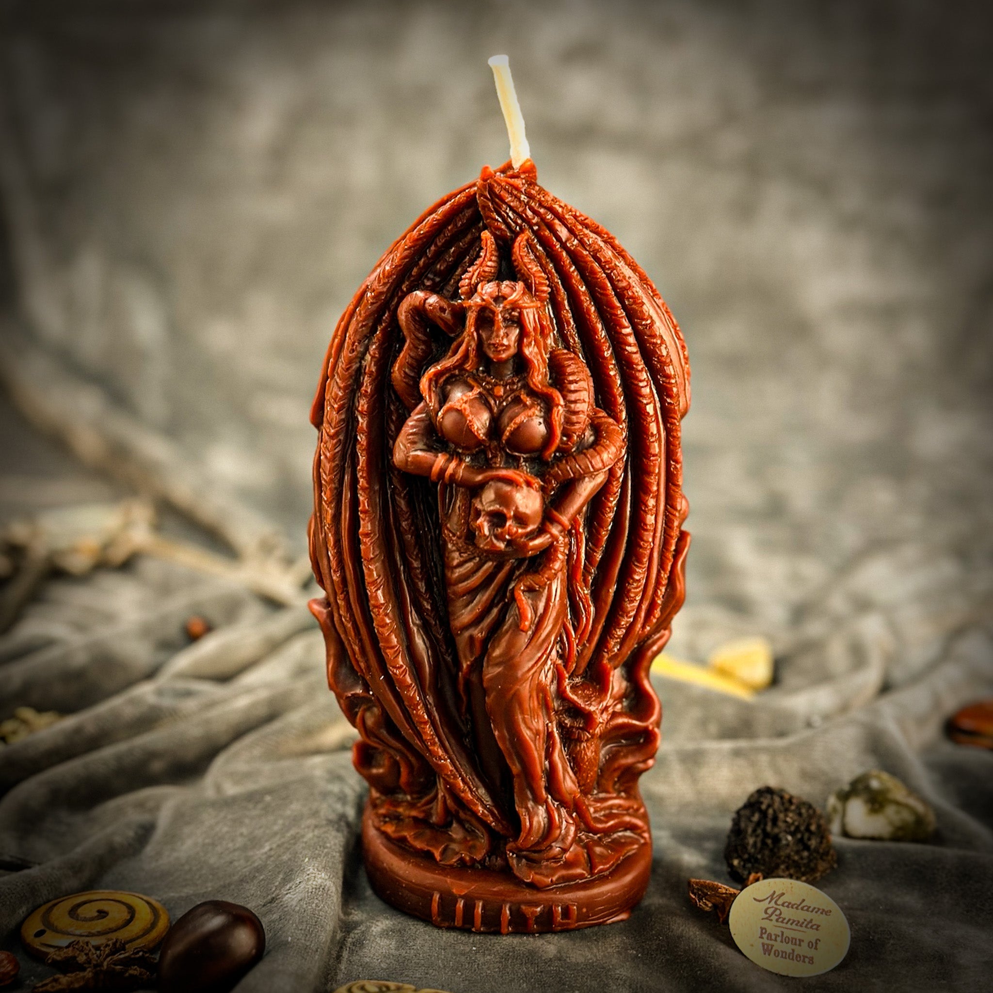 Lilith Feminine Empowerment Candle Spell Kit - Independence & Goddess Magic | Candle Spell Kit | Wiccan Center