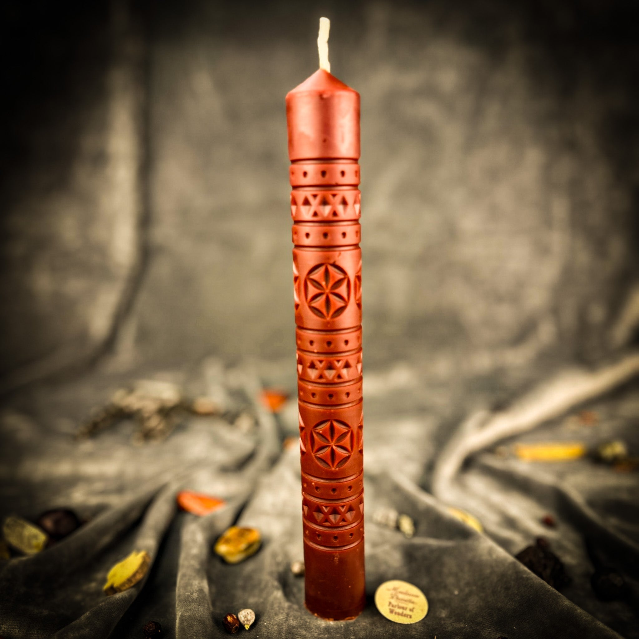 Rozetka Six Petal Rosette Candle Spell Kit - Protection & Harmony | Candle Spell Kit | Wiccan Center