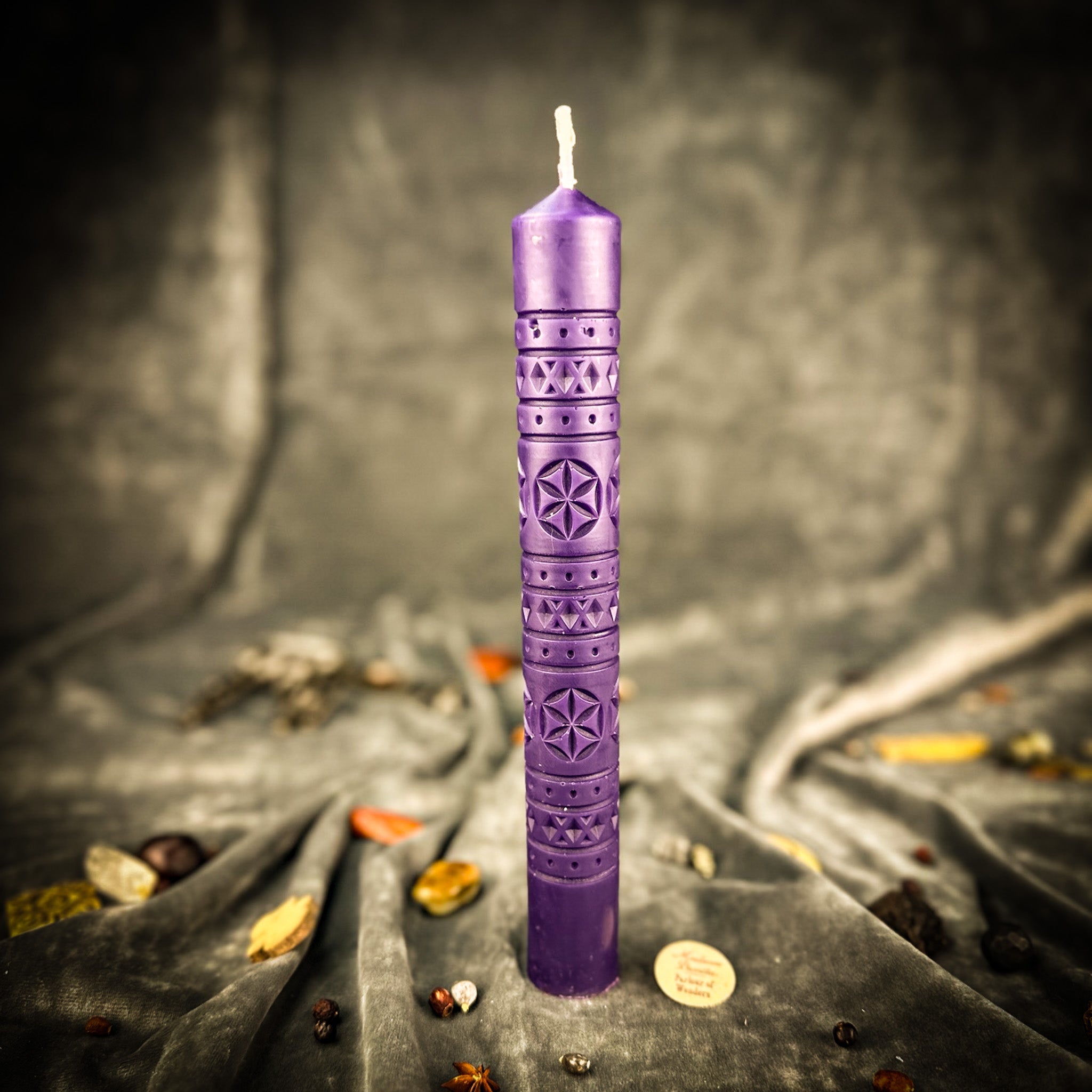 Rozetka Six Petal Rosette Candle Spell Kit - Protection & Harmony | Candle Spell Kit | Wiccan Center