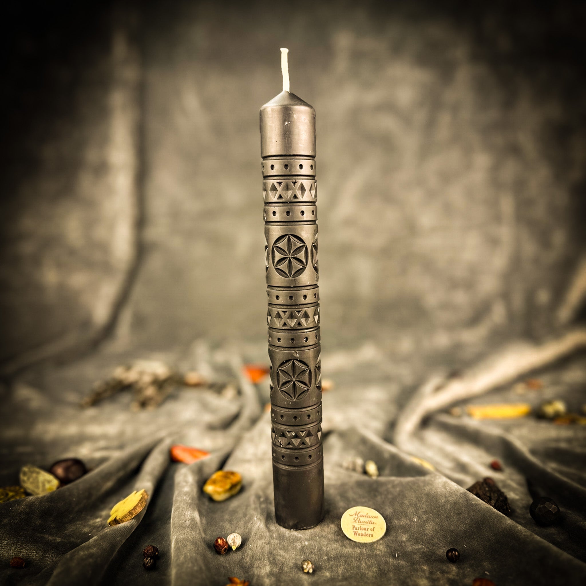Rozetka Six Petal Rosette Candle Spell Kit - Protection & Harmony | Candle Spell Kit | Wiccan Center