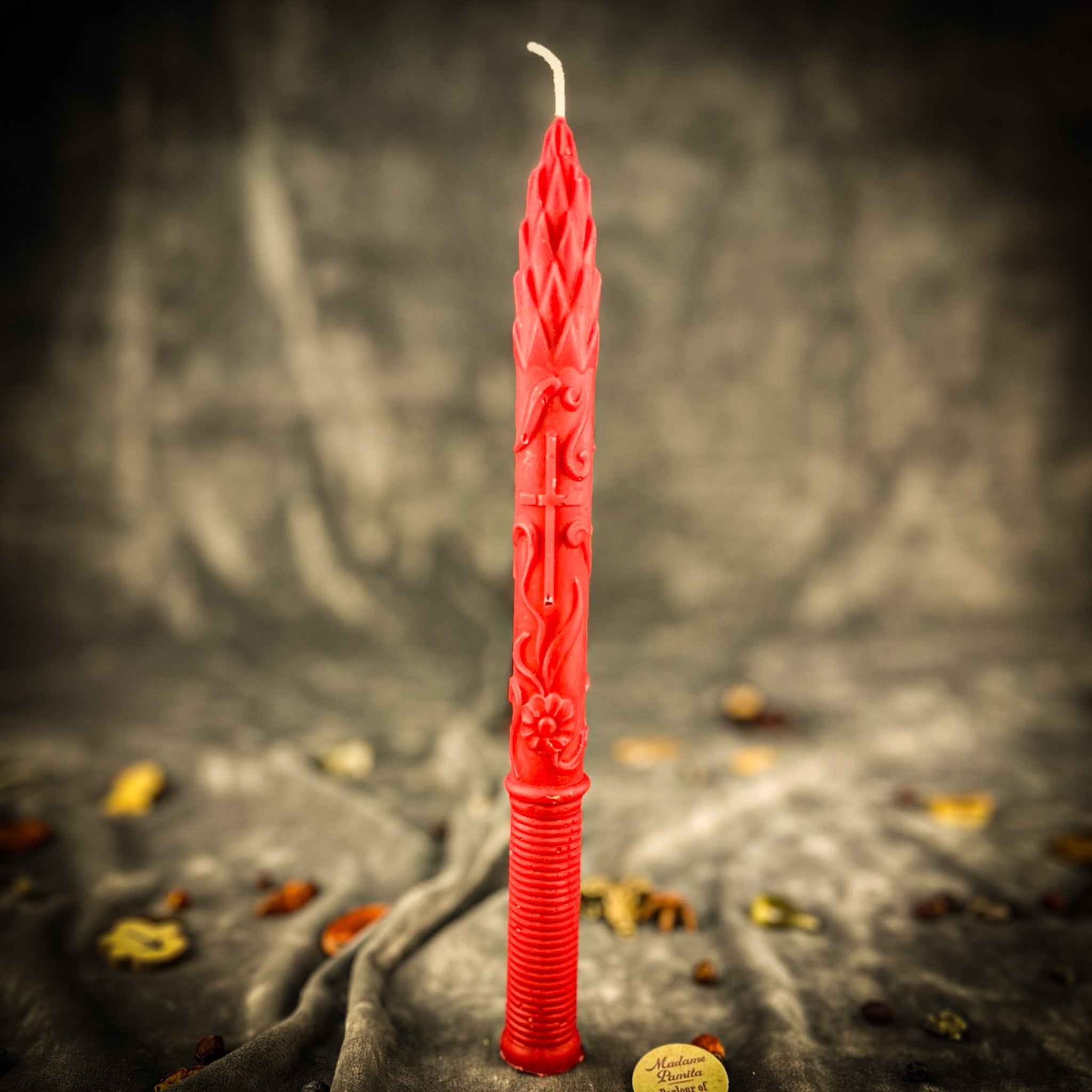Stritennya Asparagus Candlemas Taper Candle Spell Kit - Renewal & Protection | Candle Spell Kit | Wiccan Center