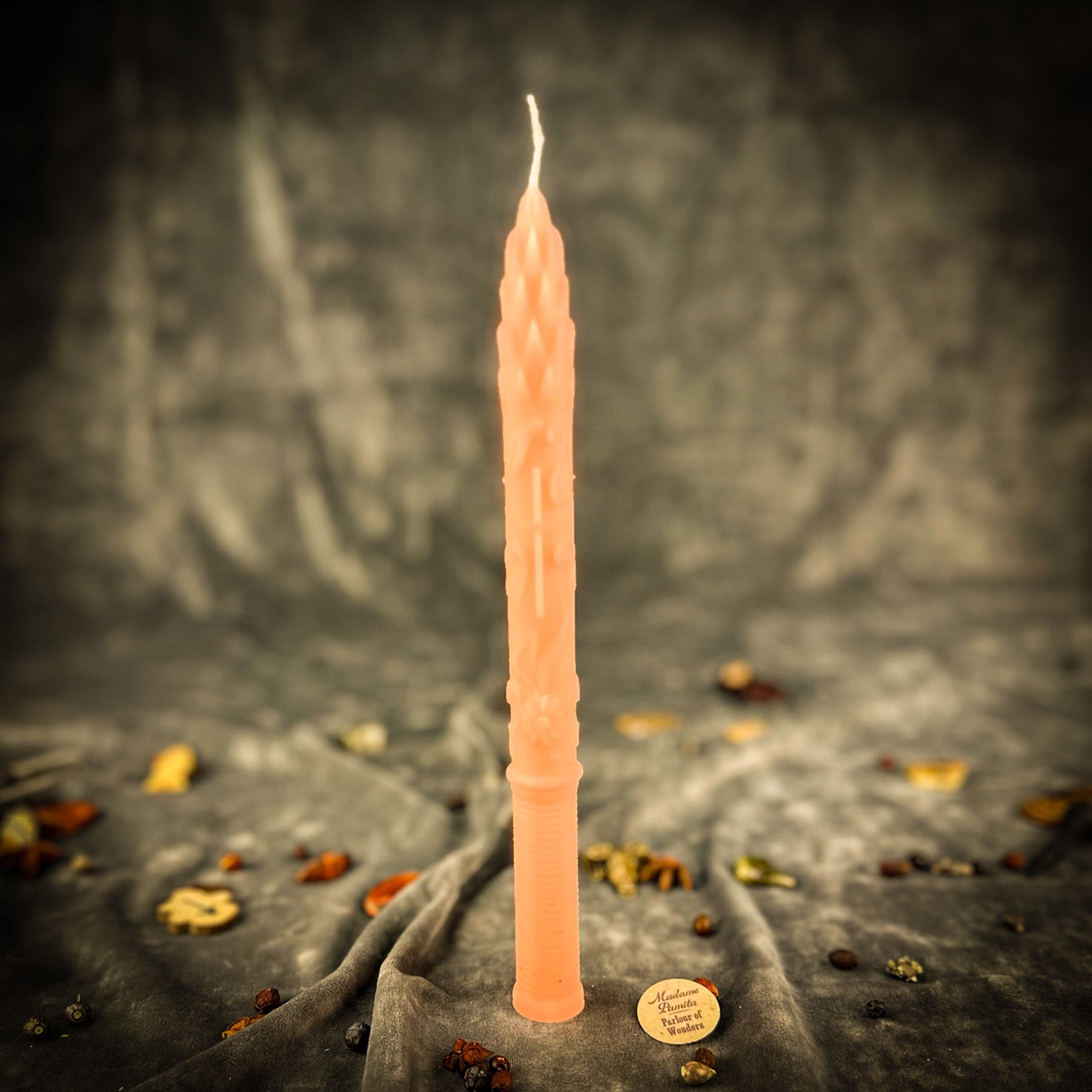 Stritennya Asparagus Candlemas Taper Candle Spell Kit - Renewal & Protection | Candle Spell Kit | Wiccan Center