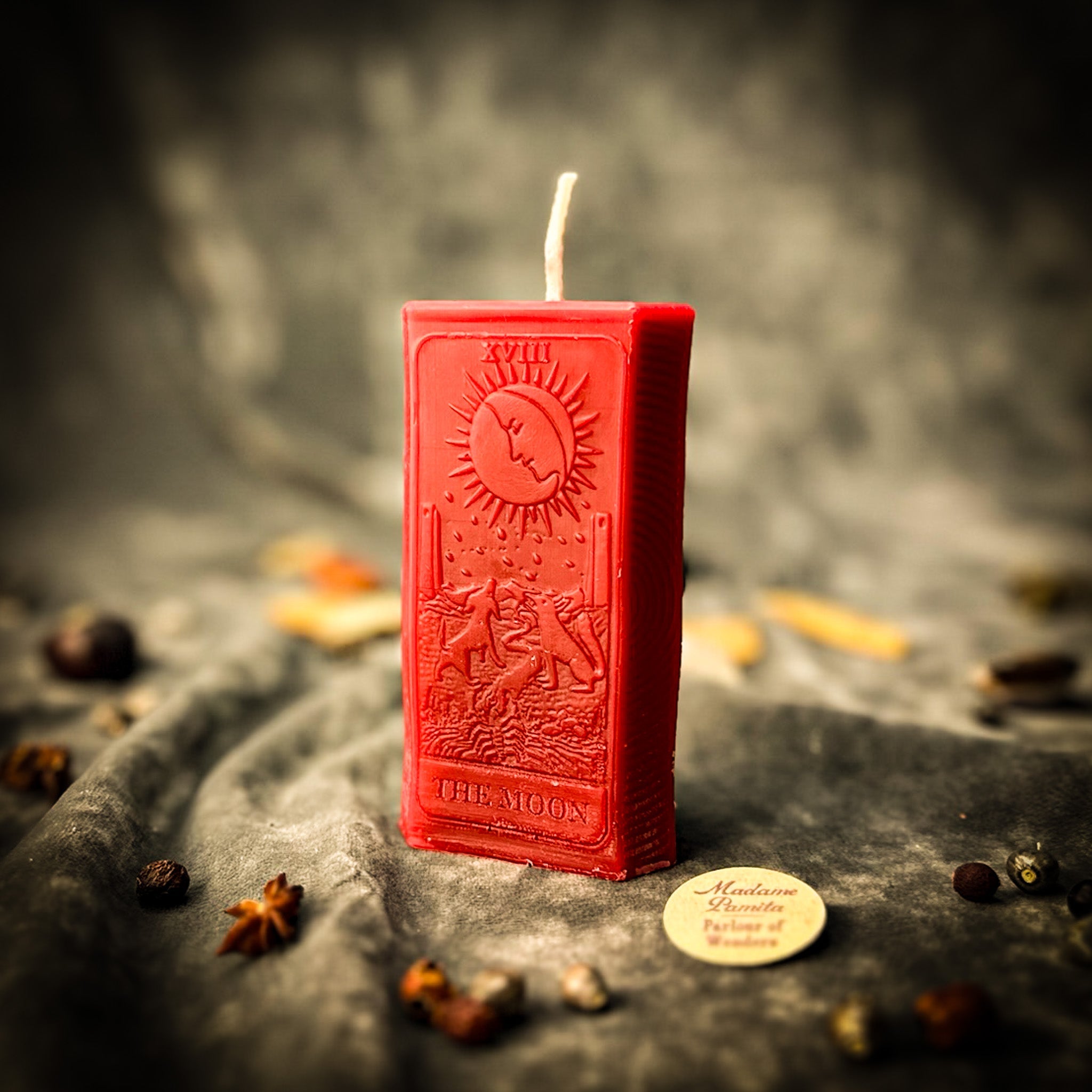 The Moon Candle Spell Kit - Intuition & Mystery Magic | Candle Spell Kit | Wiccan Center