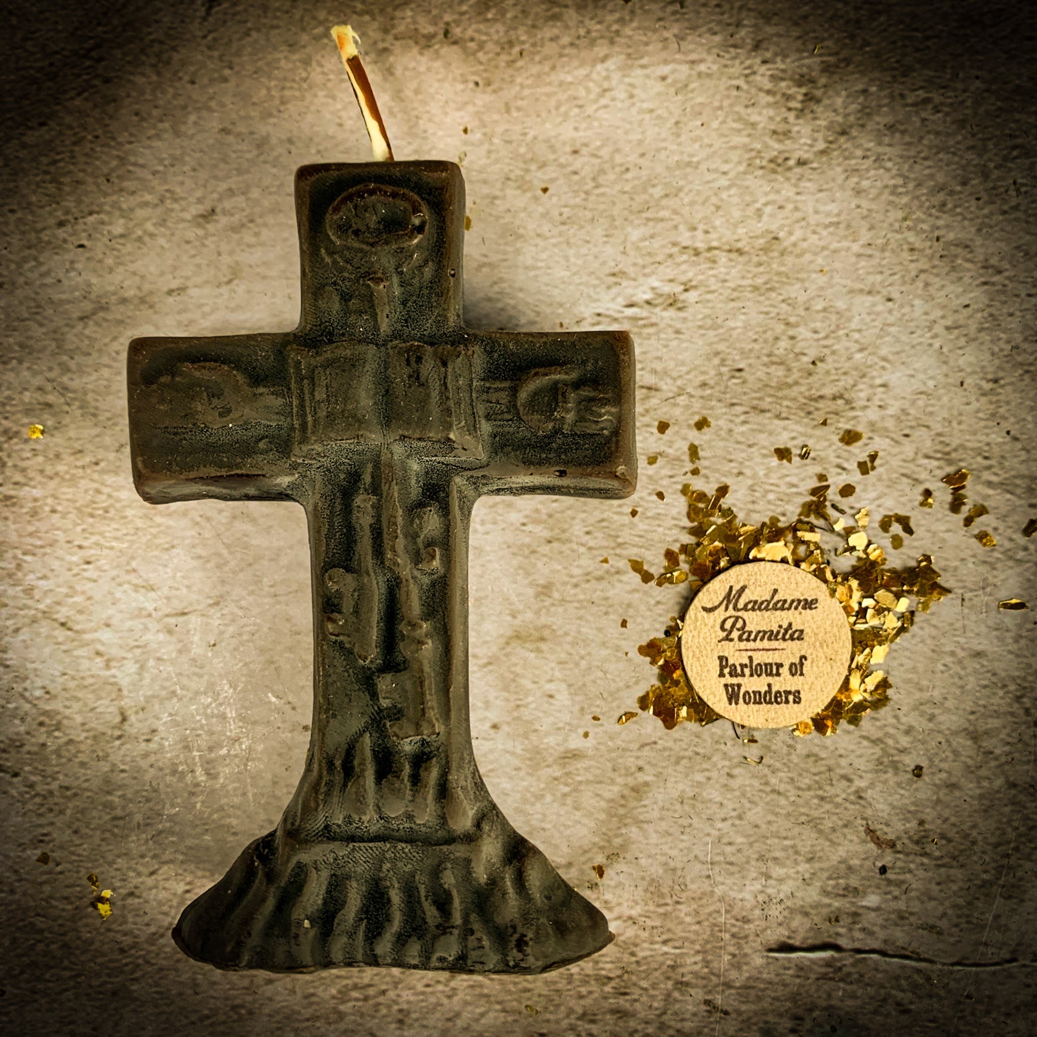 Beeswax Uncrossing Spell Candle - Remove Hexes, Curses & Jinxes | Beeswax Candle | Wiccan Center
