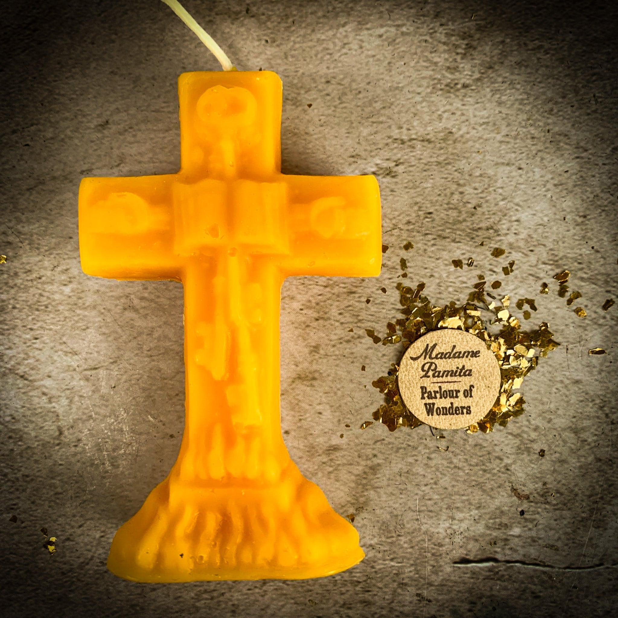 Beeswax Uncrossing Spell Candle - Remove Hexes, Curses & Jinxes | Beeswax Candle | Wiccan Center