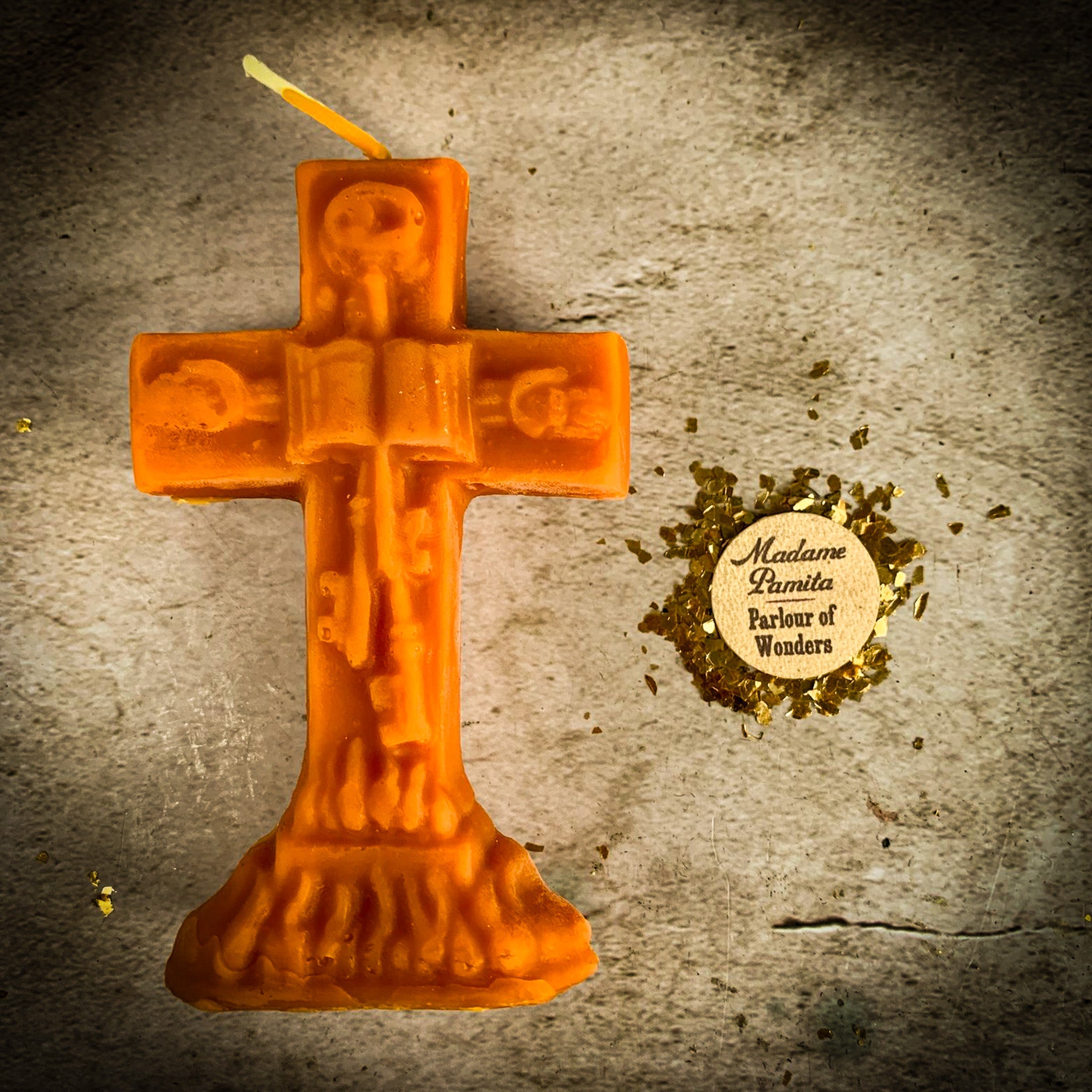 Beeswax Uncrossing Spell Candle - Remove Hexes, Curses & Jinxes | Beeswax Candle | Wiccan Center