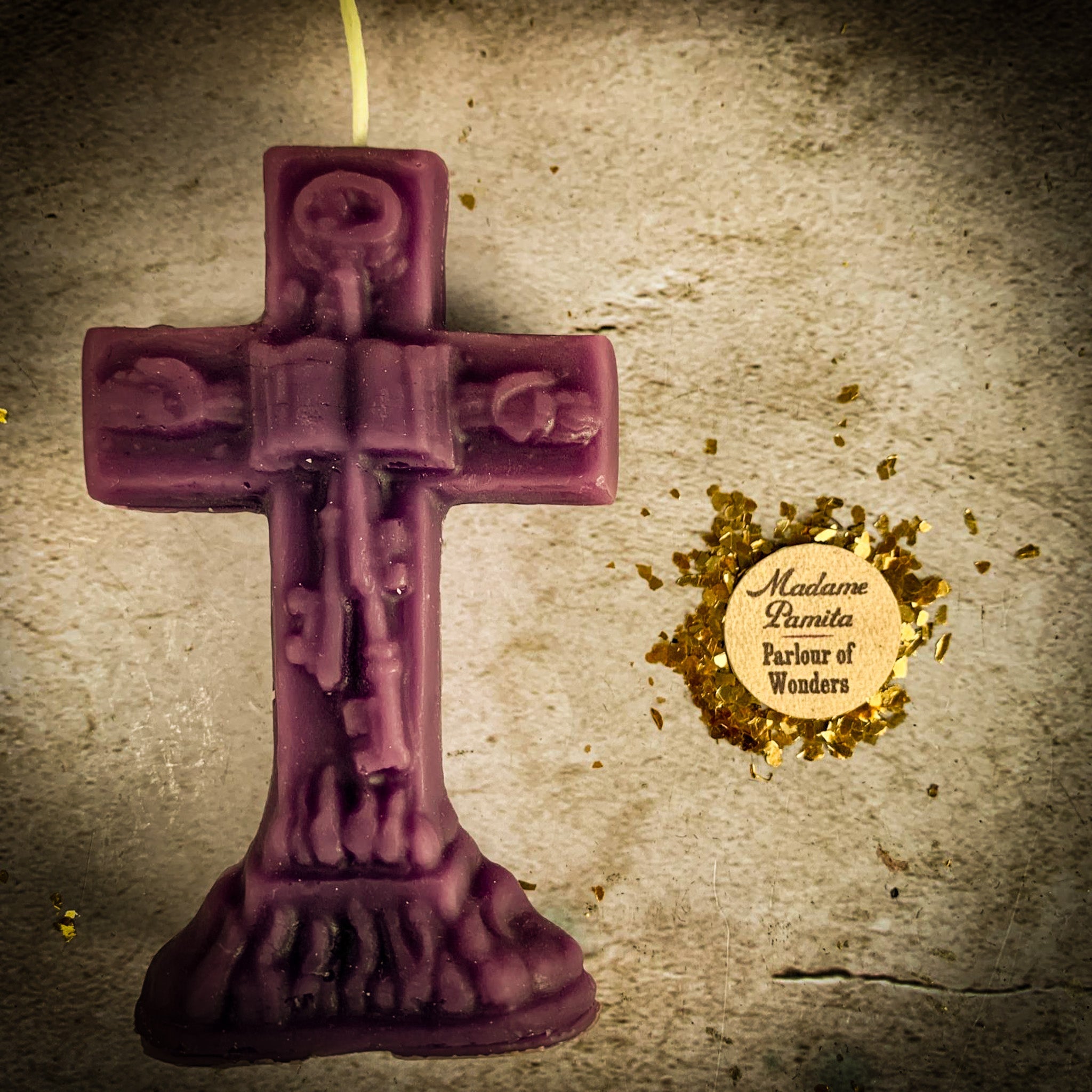 Beeswax Uncrossing Spell Candle - Remove Hexes, Curses & Jinxes | Beeswax Candle | Wiccan Center