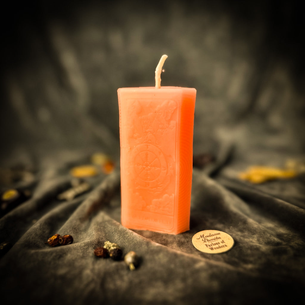 The Wheel of Fortune Candle Spell Kit - Luck & Opportunity Magic | Candle Spell Kit | Wiccan Center