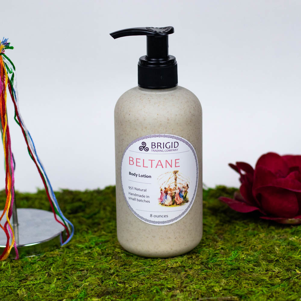 Beltane Natural Body Lotion - Rose, Jasmine, Clary Sage, and Frankincense | Body Lotion | Wiccan Center