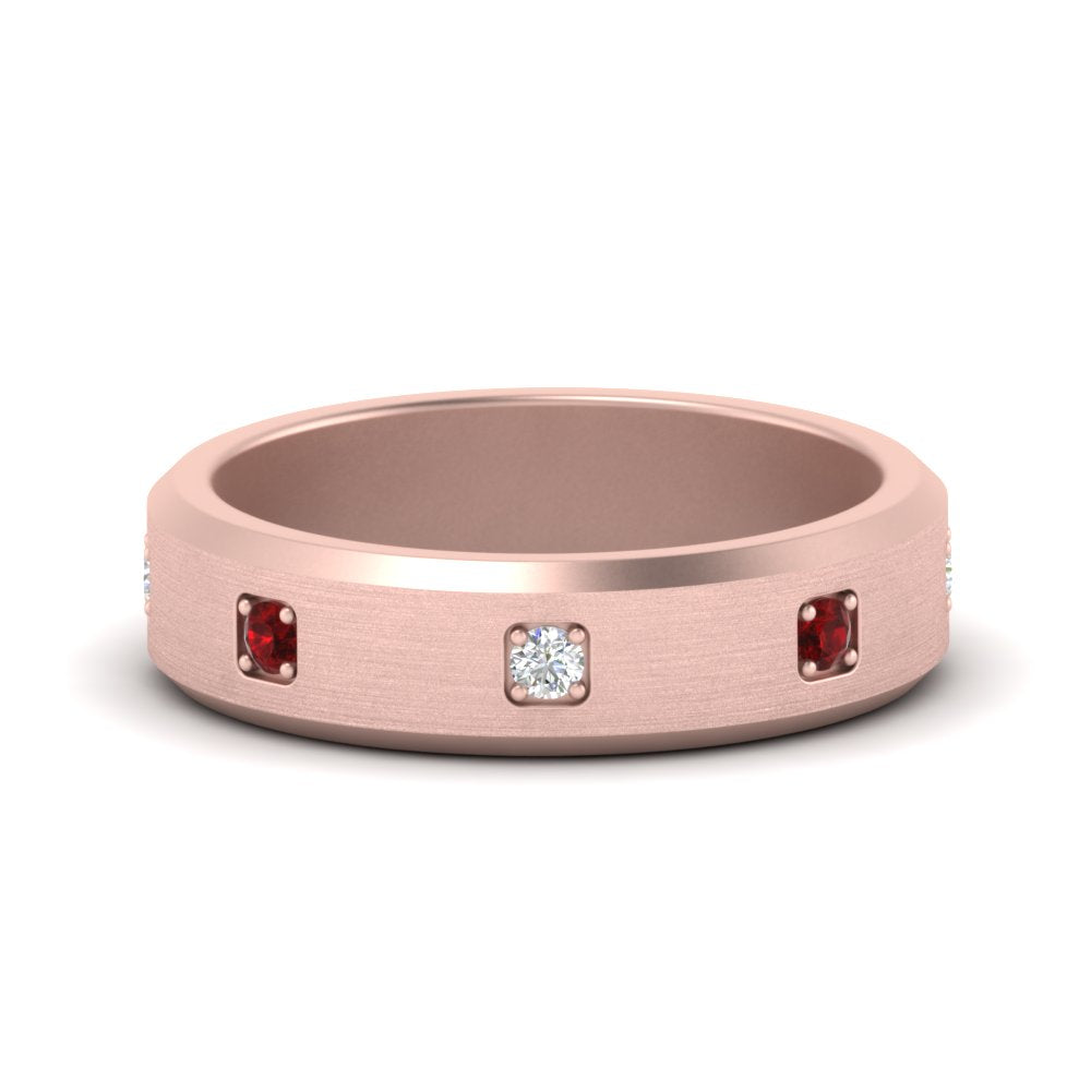 Beveled Mens Promise Ring