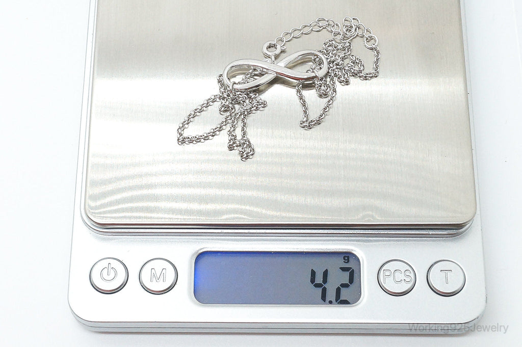 Vintage Infinity Symbol Sterling Silver Necklace | Jewelry > Necklaces > Pendants | Wiccan Center