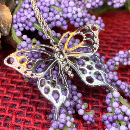 Earrach Butterfly Necklace | Pendant | Wiccan Center