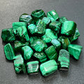 Malachite Tumbled (1 LB) One Pound Bulk Wholesale Lot Polished Natural Gemstones Healing Crystals And Stones | Wholesale Tumbled Rocks | Wiccan Center
