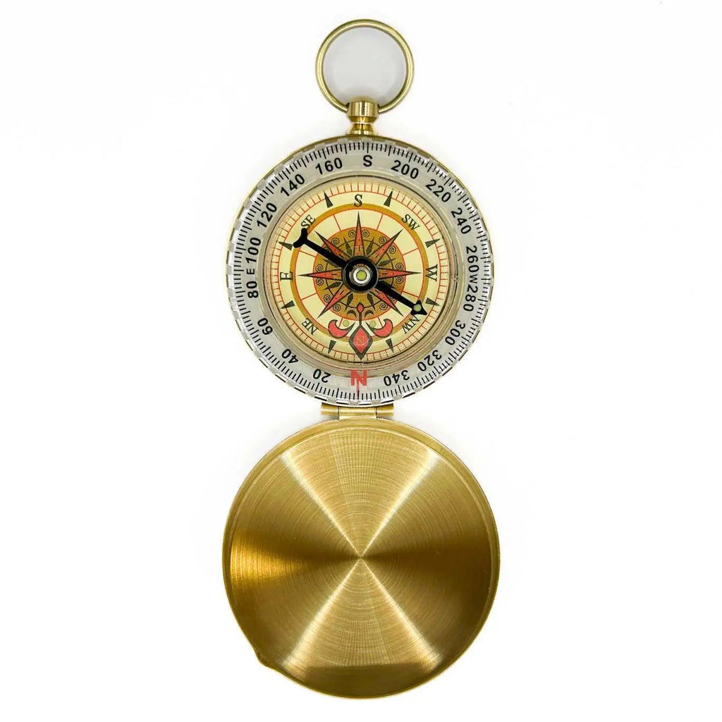 Gold Compass in Gift Box | Jewelry | Wiccan Center
