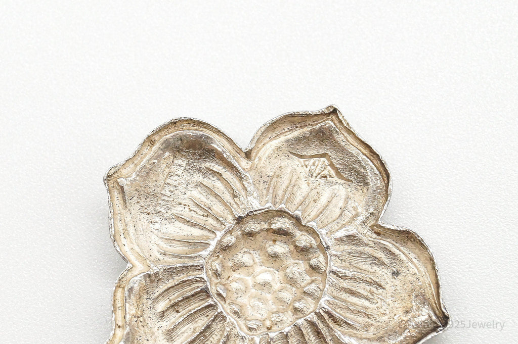 Vintage Modernist Enamel Flower Little Mermaid Sterling Silver Pendants | Jewelry > Necklaces > Pendants | Wiccan Center