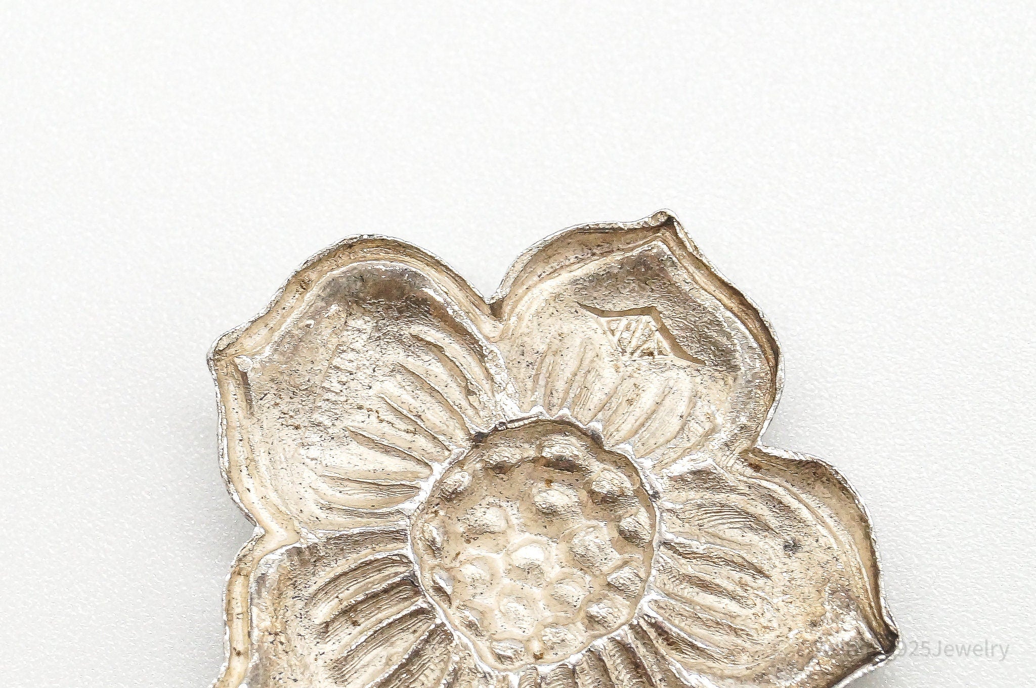 Vintage Modernist Enamel Flower Little Mermaid Sterling Silver Pendants | Jewelry > Necklaces > Pendants | Wiccan Center