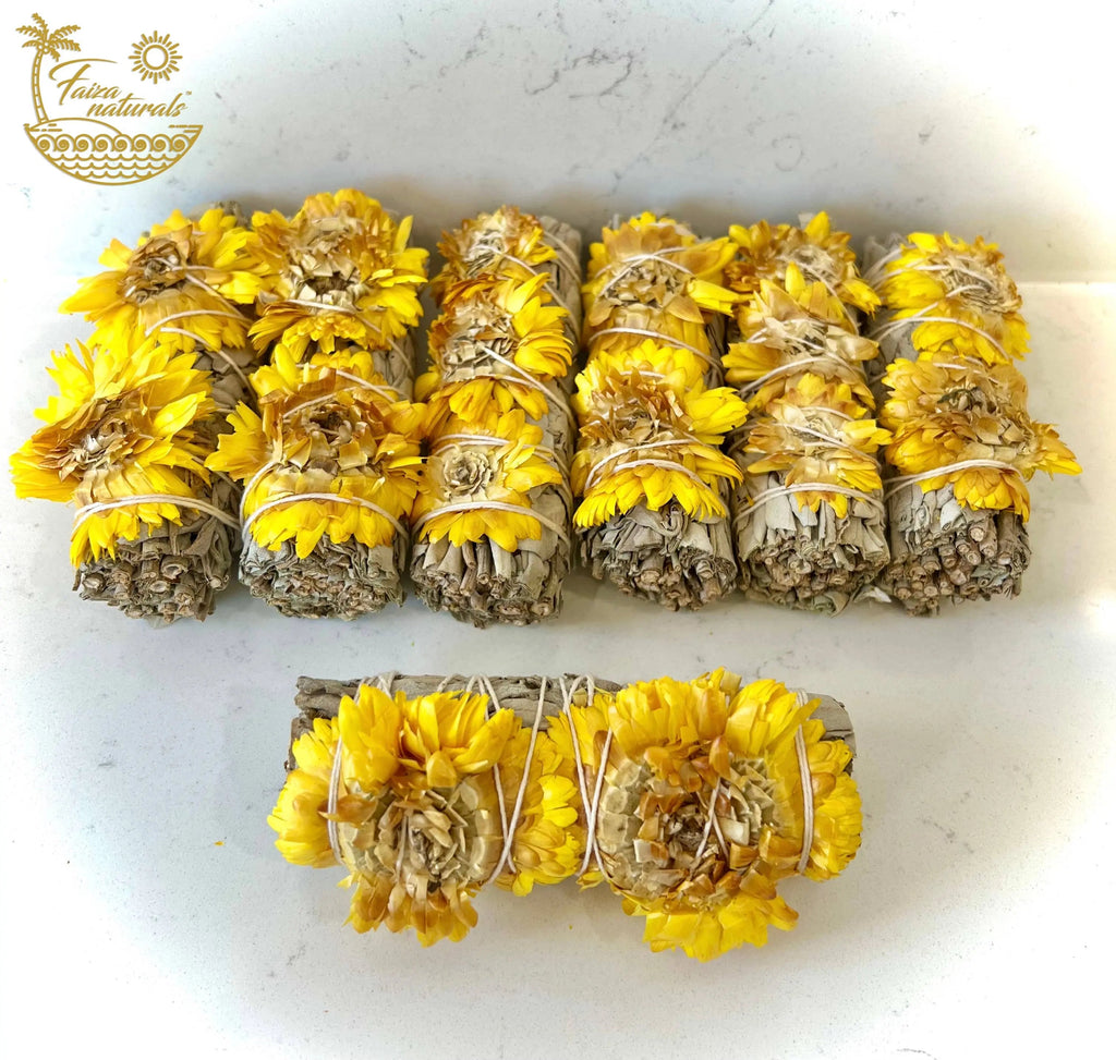 Sunflower with White Sage Bundles | | Wiccan Center