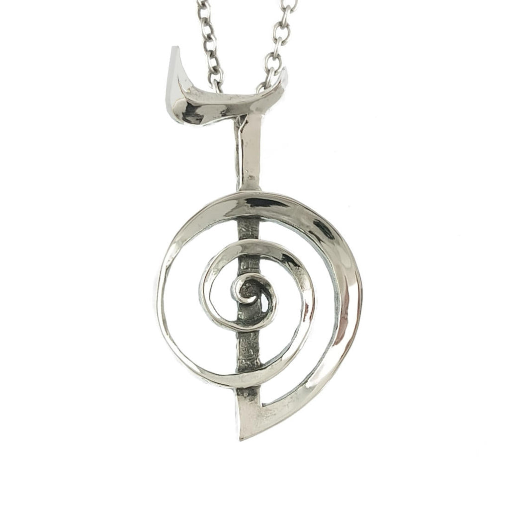 Reiki Cho Ku Rei Symbol Pendant, Handmade | Handmade > Silver | Wiccan Center