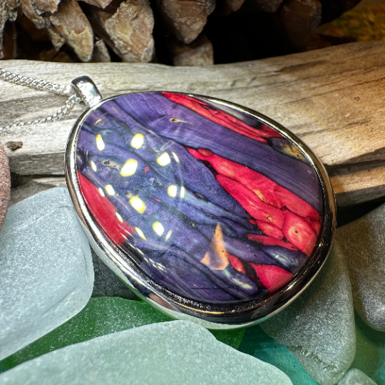 Scottish Organic Heathergems Necklace - Handmade in Scotland | Pendant | Wiccan Center