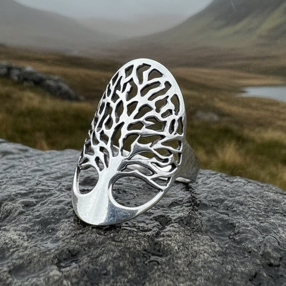 Caroline Tree of Life Ring in Sterling Silver | Ring | Wiccan Center