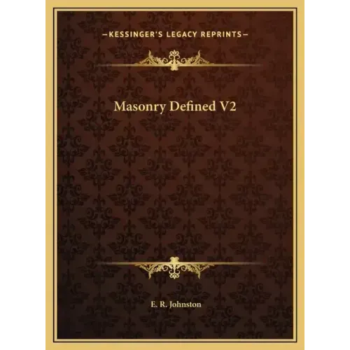 Masonry Defined V2 - Hardcover
