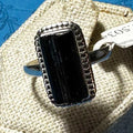Black Tourmaline Ring Size 10 (05.5034) | Rings | Wiccan Center