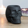 Black Skull Oil Burner and Wax Warmer | Wax Melt Warmer | Wiccan Center